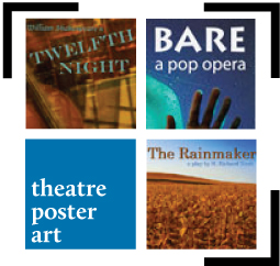 Theatre Poster Art Button
